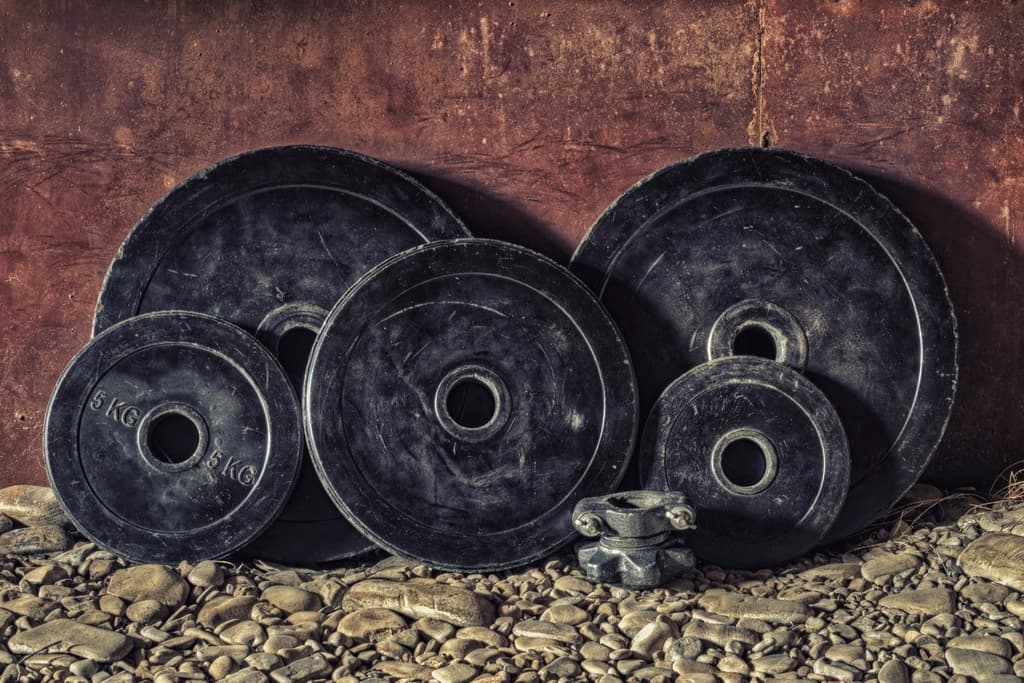 Functional fitness equipment ready for an event